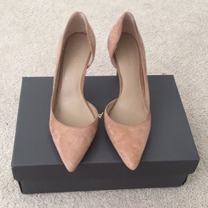 Ann Taylor Suede Dorsey Pumps